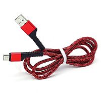 орбита ot-smm45 красный кабель usb 2.4a (microusb) 1м  фото