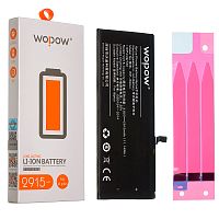 аккумулятор wopow wp-ip6p для айфона (2915mah) перезаряжаемая батарея  фото