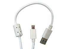 кабель usb 2а орбита ps-92 (штекер microusb - штекер usb, фильтр) 1,5м/10/250  фото